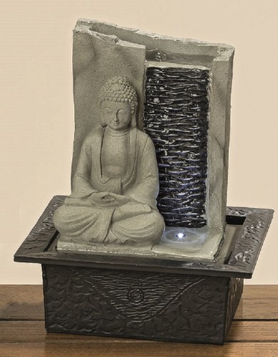 Buddha brunnen indoor - buddha,
