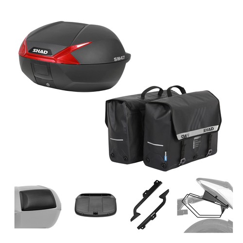 Shad motorrad topcase set - shad, motorrad-topcase-set