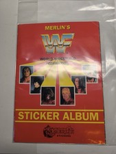 Merlin Komplett WWF Wrestling 1992 alle Sticker sind eingeklebt Hulk Hogan