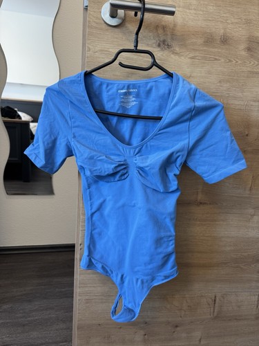 Damen body shirt blau neu - body,