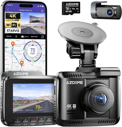 Dashcam gps wifi mit - dashcam,