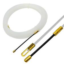 5-30m Kabeleinziehhilfe 3mm 4mm Polyamid Nylon Zugdraht mit Führungsfeder Kabel 