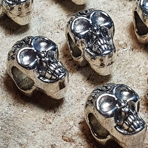 Skull totenkopf bead - 5, x