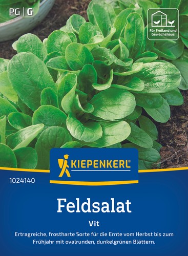 Feldsalat vit samen von - samen,