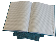 3 x Registerbuch Kladde mit