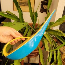 ⭐️ Vintage Gießkanne von Klaus Kunis – Blau/Gelb – ca. 37 cm – Designklassiker