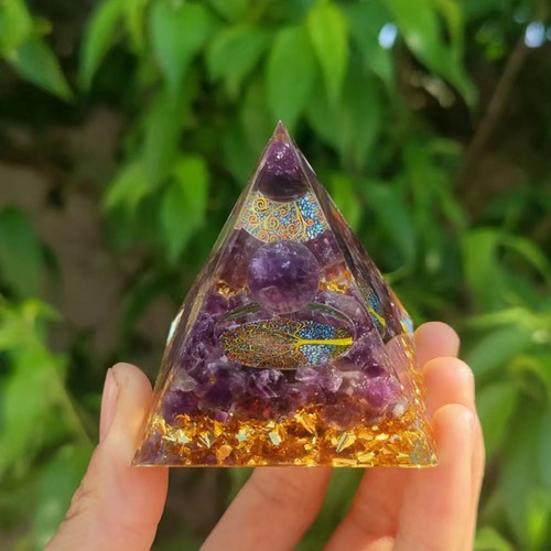 Amethyst kristallkugel orgonit - kristallkugel,