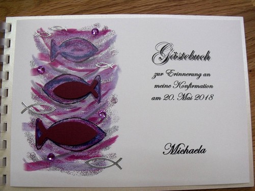 Gästebuch pink flieder - gästebuch,