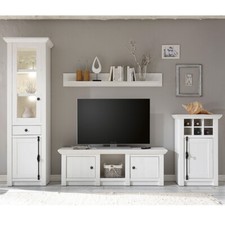 Wohnwand Anbauwand in Pinie