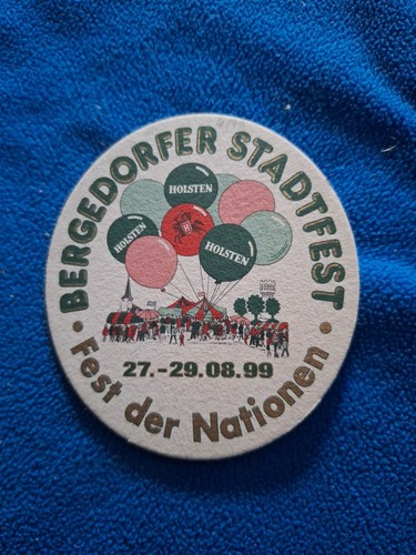 Bierdeckel 1999 bergedorfer - bierdeckel,