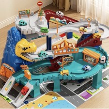 Dinosaur Race Track Playset