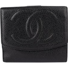 Chanel Noir Caviar Leather CC