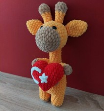 Strickspielzeug Giraffe