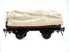 Fleischmann Spur O, Blechwagen Planwagen, mit Stroh beladen, ohne OVP