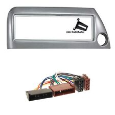 FORD KA RBT 1996-2008 Radioblende Silber inkl. ISO Radioadapter Radio Blende