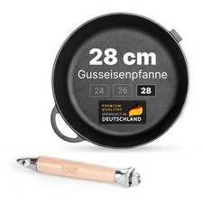 Echte Gusseisen-Pfanne Ø28cm
