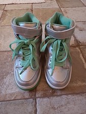 Heelys Schuhe mit Rollen ,Gr 36,5  ,silber-grün ,super Zustand.