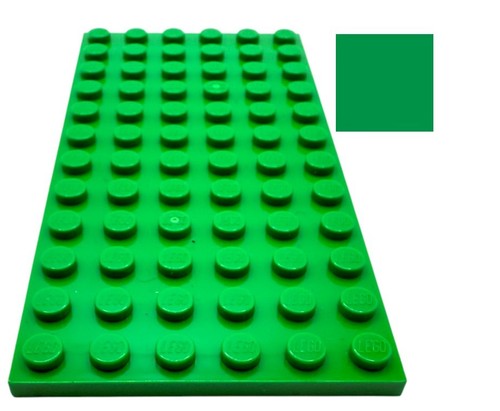 Lego platte 6x12 - platte, green