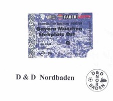 Ticket / Eintrittskarte  97/98   1. Liga   VfL Bochum - Bayern München