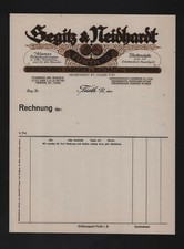 FÜRTH, Rechnungsbogen 1930 Segitz & Neidhardt Bronze-Farben-Fabriken Blattmetall