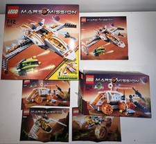 Lego Mars Mission Konvolut 2 Leerkarton Und 4 Bauanleitungen Selten 