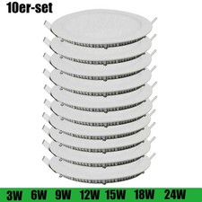 10 x LED Einbaustrahler Panel