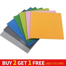 GRUNDPLATTE Bauplatten Bausteine Kompatibel mit LEGO Platten 32 x 32 Noppen