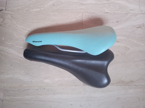 Rennradsattel bianchi vintage - rennradsattel,