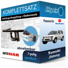 Für Suzuki Jimny 01-14 AUTO HAK Anhängerkupplung abnehmbar + 7polig E-Satz AHK