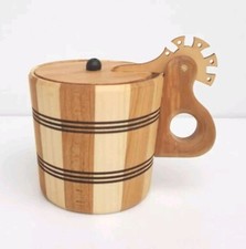 Handarbeit Becher Tasse Krug mit Deckel für Tee Kaffee 100ml Becher Wohndeko