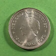 S4-MÜ-15)) Niederlande 10 Gulden 1970 Silber