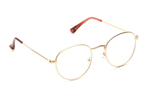 Lesebrille gold metall damen - gold,