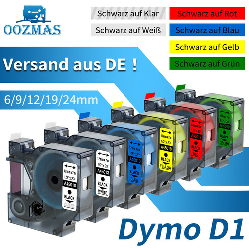 Schriftband für dymo 45013 - d1,