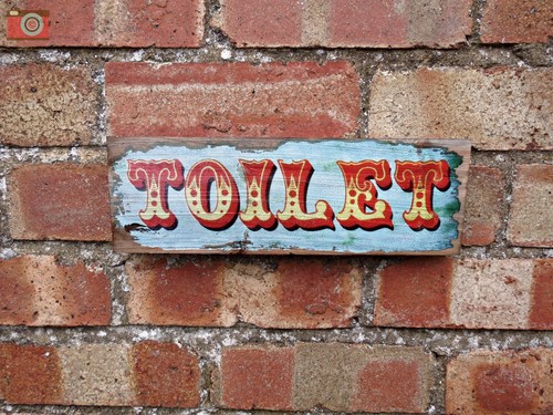 Schild plakette - plakette, "wc"