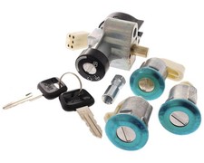 Schlosssatz komplett, kompatibel für Peugeot SV 50 Ersatz Roller Moped Schloss