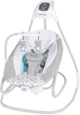 INGENUITY Babywippe SimpleComfort Compact Soothing Swing & Rocker - Raylan mit S