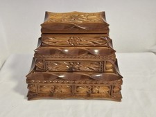 Tolle Holz Schmucktruhe Schmuckkasten Schatulle Schmuck Truhe Schmuckschatulle