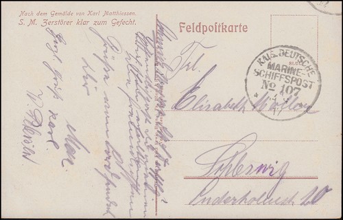 Deutsche marine schiffspost - deutsche, marine-schiffspost