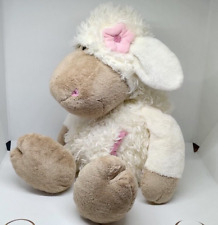 Großes Stofftier von Nici Schaf mit Bauchtasche und Blume ca. 50cm