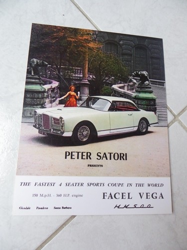 Facel vega hk500 - facel, usa