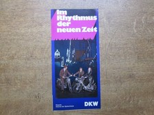 DKW Mofa Prospekt Im Rhytmus der neuen Zeit