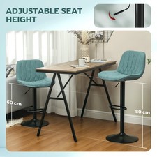 HOMCOM Barhocker 2er Set