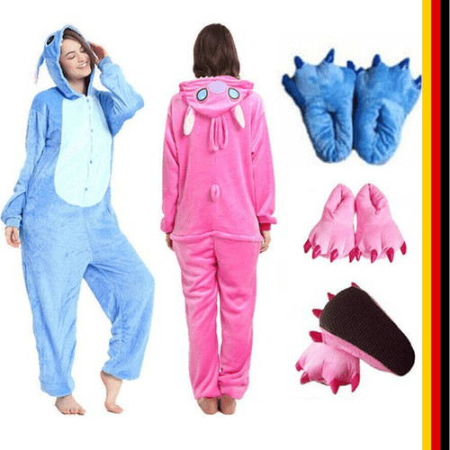 Damen stitch kigurumi pyjamas - damen,