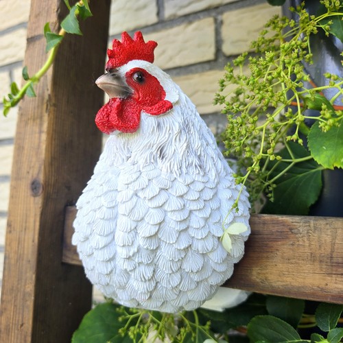 Henne huhn figur weiß - henne,