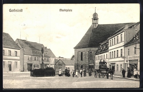 Ansichtskarte gerbstedt - ansichtskarte,