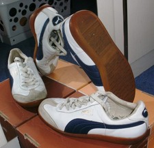 gebrauchte Puma 80ger Sneaker Tennisschuhe Top Winner Boris Becker; Gr. 38,5=5,5