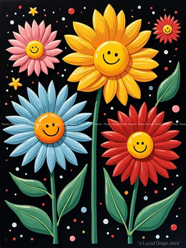 Foto blumen pop art - foto,