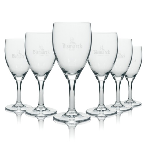 Bismarck wasser glas kelch - 6x,