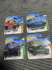 Hot Wheels 4 Stück Sammlung Hummer Humvee GMC Neu 