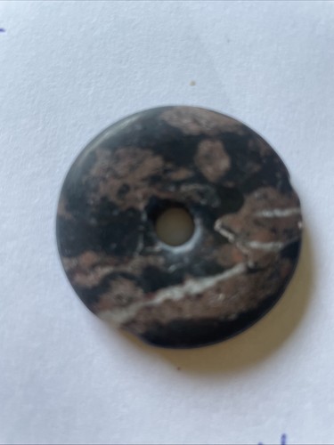 Rhodonite donut 37mm - rhodonite, heilstein